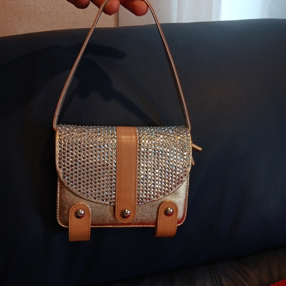 Giuseppe Zanotti Mini Leather Handbag Authentic  In Very Good Condition - Picture 2 of 8